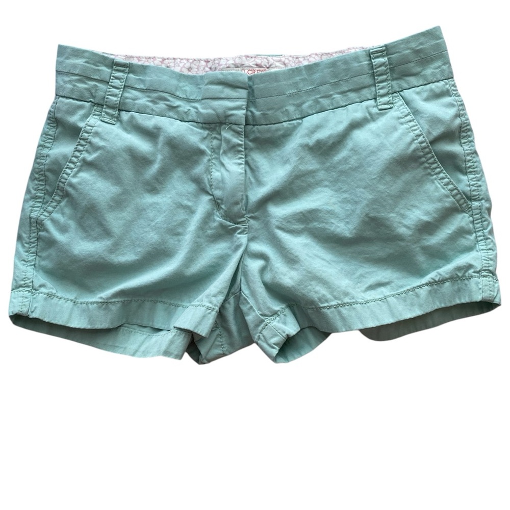 J. Crew Broken-In Chino Mint Green Women's Shorts size 2
